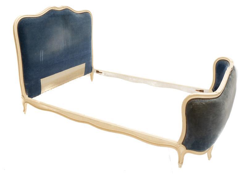Louis XV-Style Upholstered Bed Frame (1 of 2)