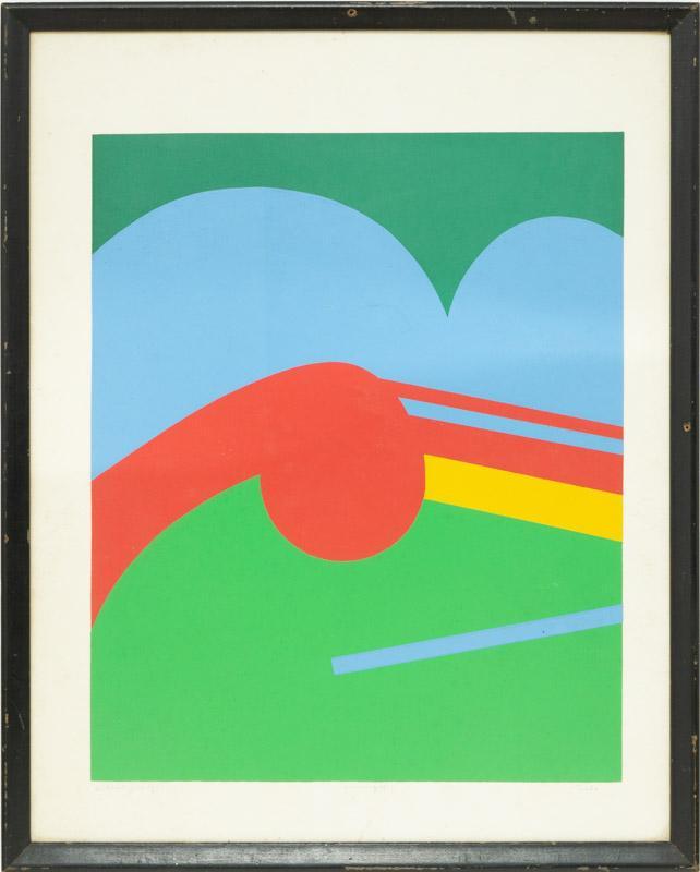 Neto, "Energy", Artist Proof Print, Abstract Serigraph: Provenance: A San Antonio, TX Estate Neto, "Energy", Artist Proof Print, Abstract Serigraph, framed 30.5" tall x 24.5" wide State-wide delivery is available for this item. Please email shipping@vogtau