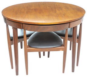 Mid-Century Danish Hans Olsen for Frem Rojle Dining Set