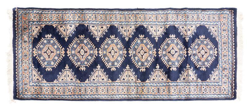 Handwoven Rug Runner, 6'3" x 2'7": Handwoven Rug Runner, 6'3" x 2'7", Pakistani