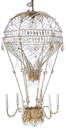 Exquisite Hot Air Balloon Crystal Chandelier