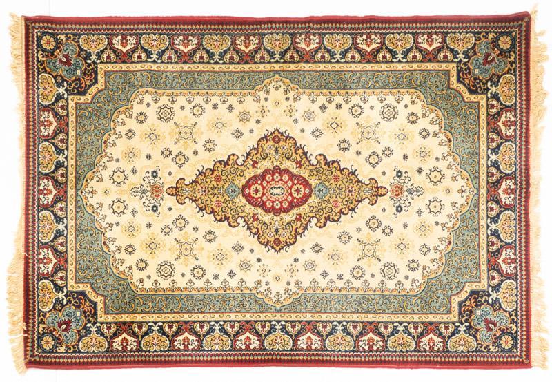 Handwoven Estate Rug, 6'8" x 4'8": Handwoven Estate Rug, 6'8" x 4'8", Pakistani