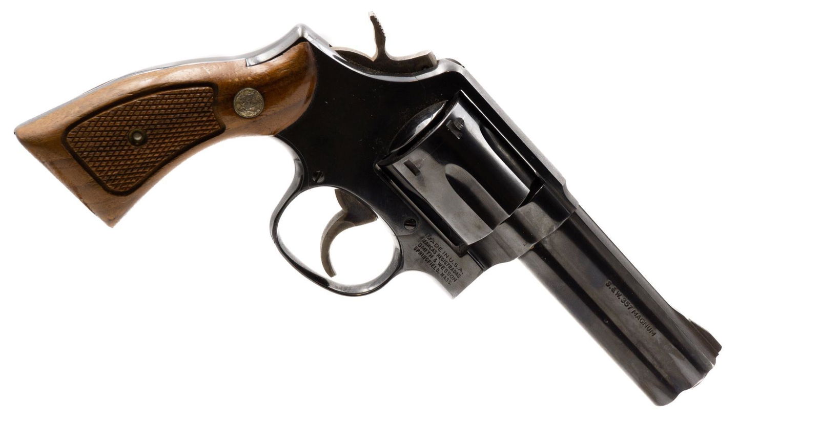 Smith & Wesson Model 581 .357 Magnum Revolver: Serial: AAH7051 Manufacturer: Smith & Wesson Model: 581 Caliber: .357 mag Barrel length: Condition: Good Provenance: San Antonio, TX Estate NOTICE: All sales of firearms are subject to applicable juri