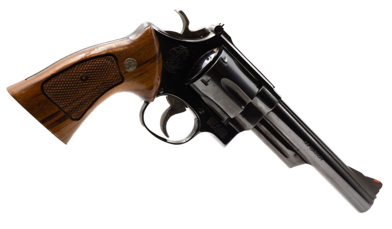 Smith & Wesson Model 29-3 .44 Magnum Revolver: Serial: AJE9507 Manufacturer: Smith & Wesson Model: 29-3 Caliber: .44 mag Barrel length: Condition: Very Good w/ extra grips Provenance: San Antonio, TX Estate NOTICE: All sales of firearms are subjec