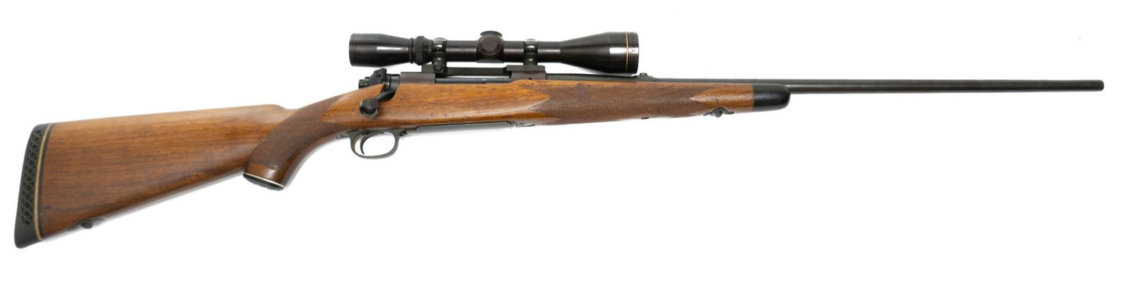 Winchester Model 70 .300 Win Bolt-Action Rifle: Serial:57751 Manufacturer: Winchester Model: 70 Caliber: .300 Win Mag Barrel length: Condition: Good w/ Leupold Scope Provenance: The Estate of Earl Mayfield (San Antonio, TX) NOTICE: All sales