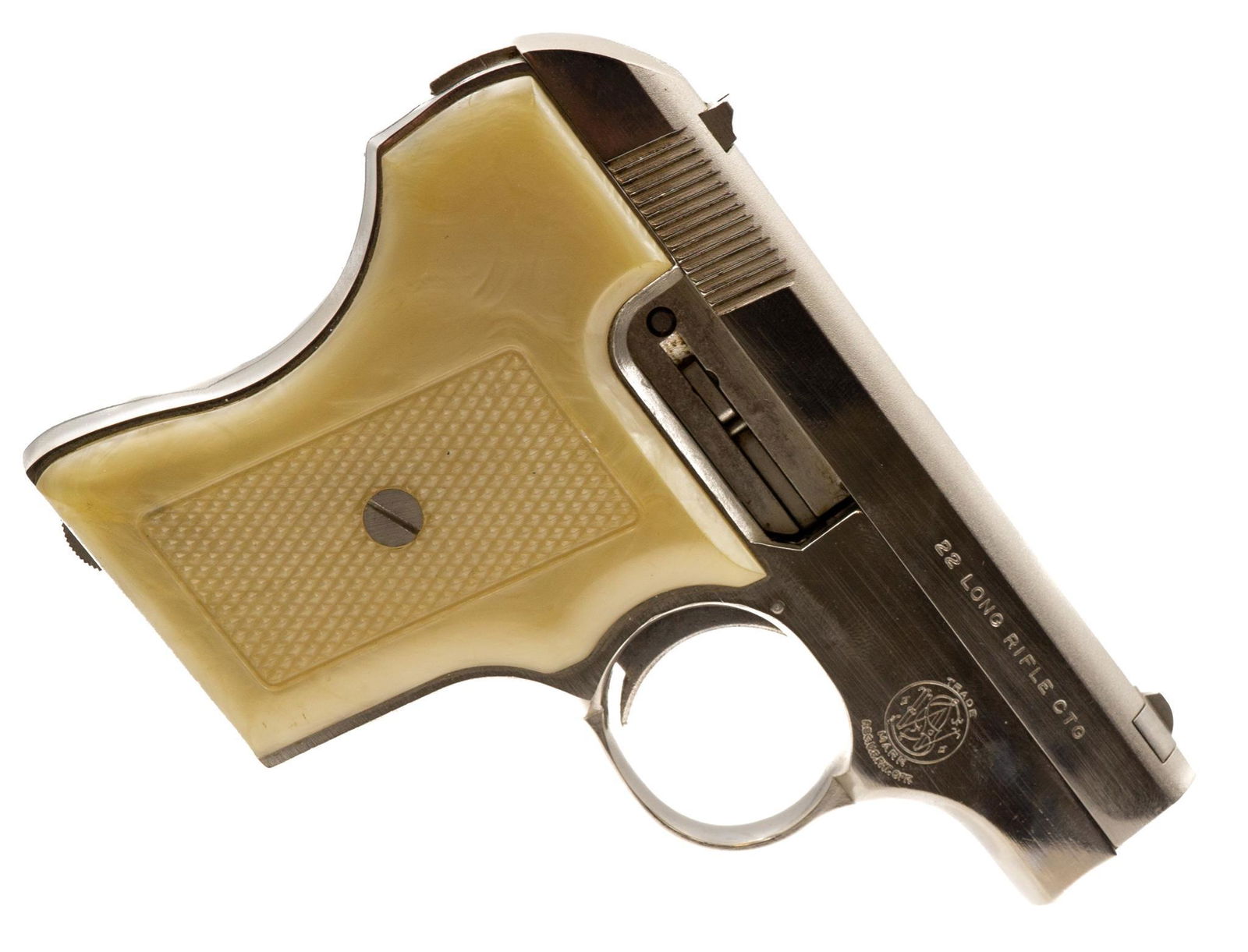 Smith & Wesson Model 61-2 .22LR Pistol: Serial: B26539 Manufacturer: Smith & Wesson Model: 61-2 Caliber: .22LR Barrel length: Condition: Good w/ Box Provenance: The Estate of Earl Mayfield (San Antonio, TX) NOTICE: All sales of firearms are