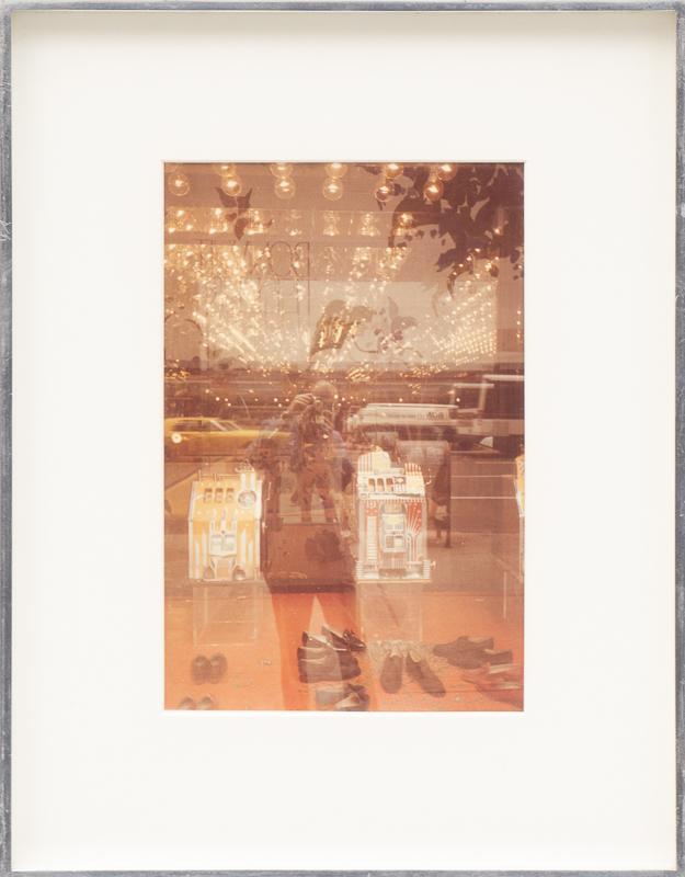 Max Kozloff, "Self-Portrait with Slot Machine and...": Provenance: An Olmos Park, TX Estate Max Kozloff, "Self-Portrait with Slot Machine and...", photographic print, framed, artist and piece info on back 17.5" tall x 13.5" wide