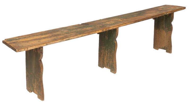 Rustic Schoolhouse Bench (1 of 3)
