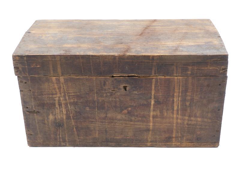 Rustic Wooden Storage Trunk (1 of 4)