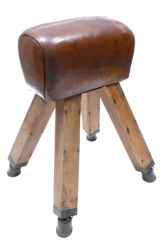 Vintage Leather Pommel Horse (1 of 2)