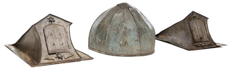 Lot of 3 Rustic Architectural Finials (1 of 4)