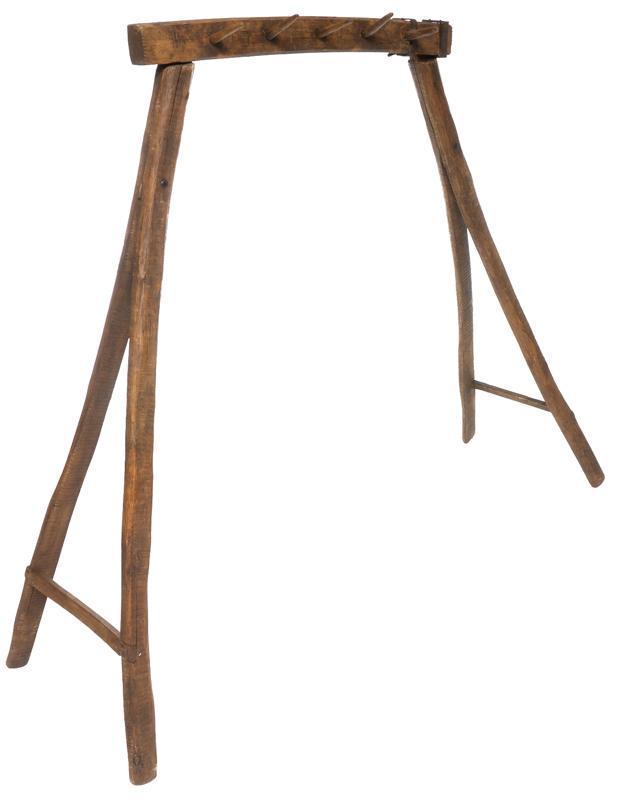 Primitive Wooden Skinning Rack (1 of 4)