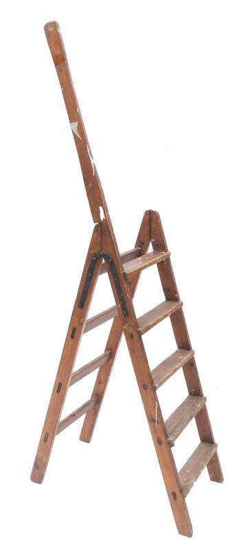 Rustic Wooden Farmhouse Ladder (1 of 3)