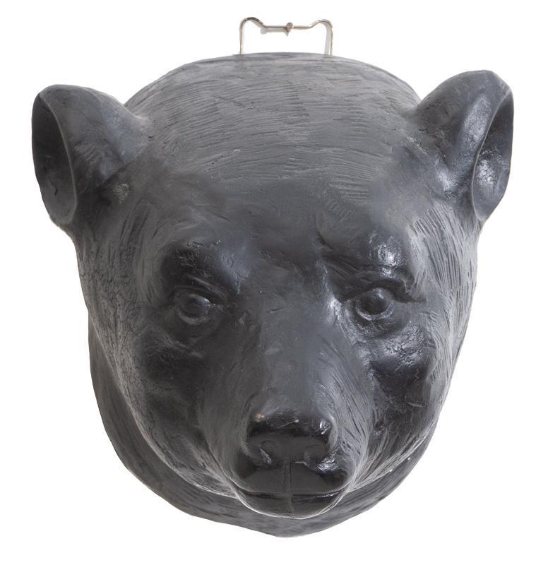 Plaster Bear Head Wall Hanging Decor (1 of 3)