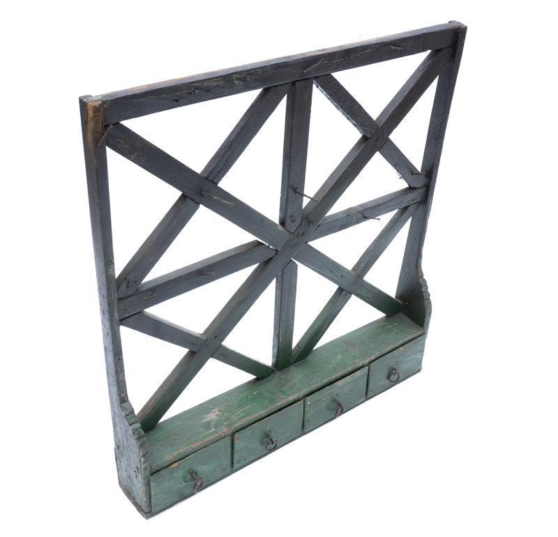 Rustic Wooden Wall Hanging Shelf (1 of 4)