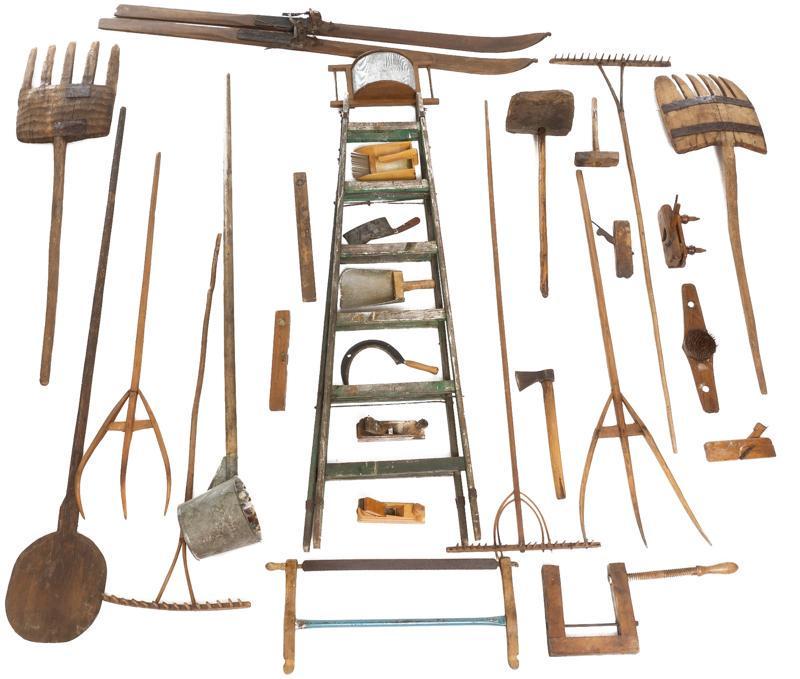 Lot of Approx. 29 Rustic Farmhouse Tools (1 of 4)