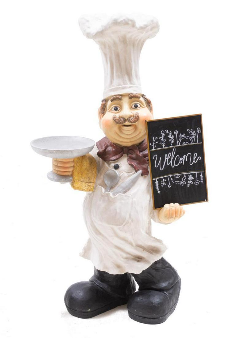 Painted Wooden Chef Cafe Display (1 of 4)