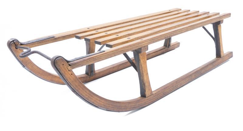 Vintage Wooden Sled (1 of 3)