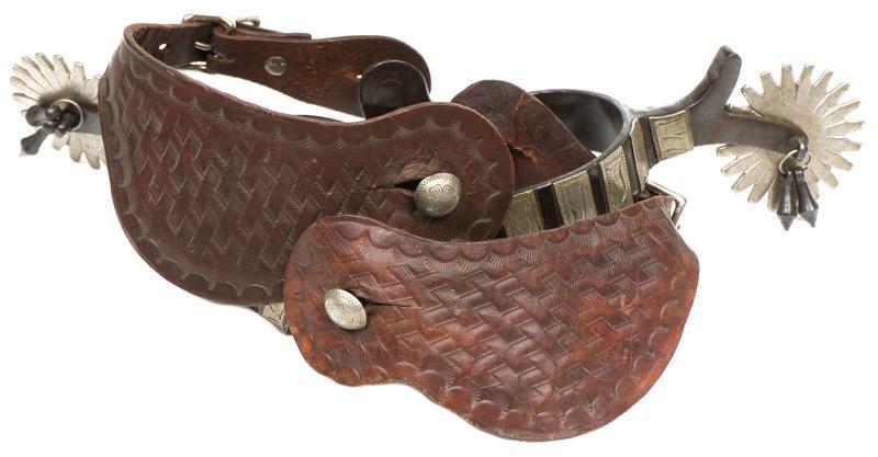 Modern Mounted Cowboy Spurs w/ Jingle Bobs (1 of 4)