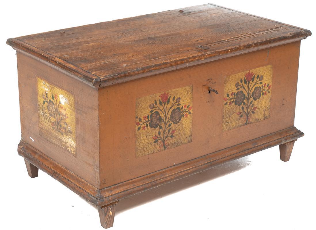 Hand Painted Trunk w/ Santo (1 of 4)