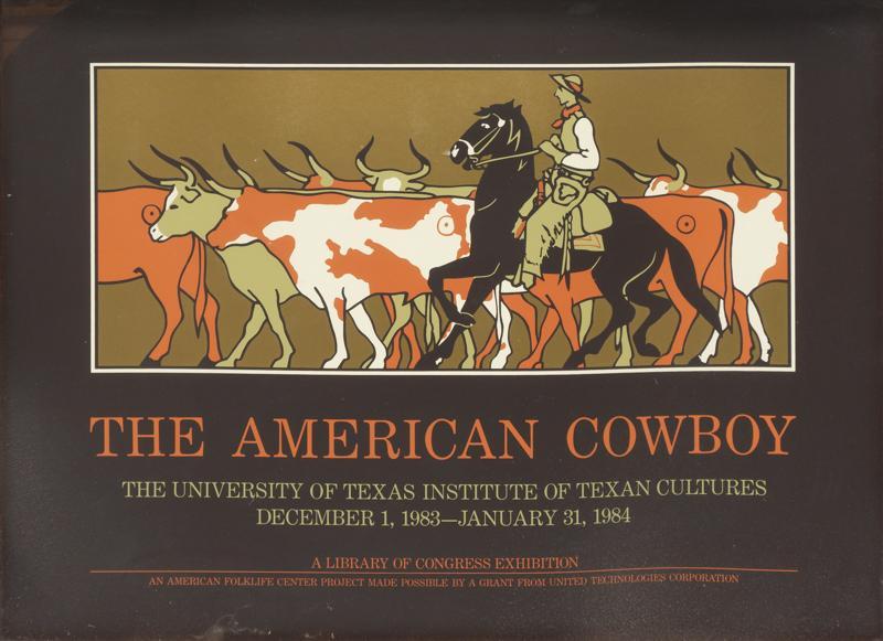 "The American Cowboy", UT Institute Poster (1 of 4)