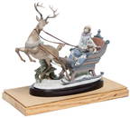 Lladro, Winter Wonderland, Porcelain Reindeer