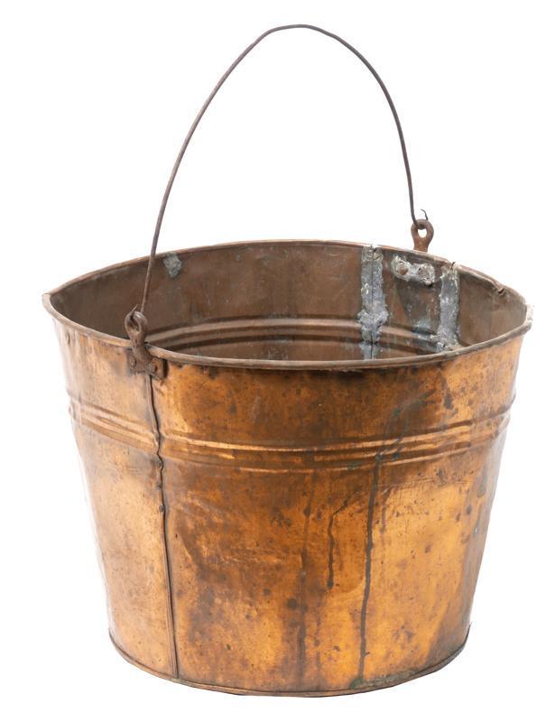 Vintage Farmhouse Copper Bucket (1 of 2)