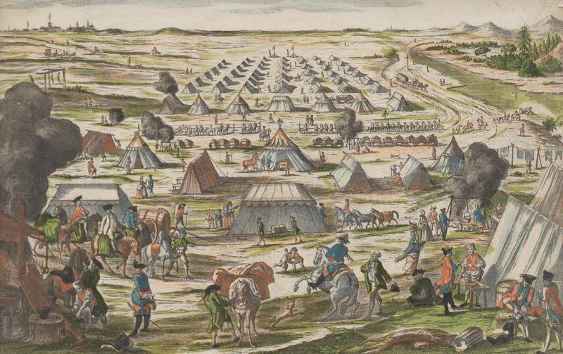 French War Scene, Engraving (1 of 5)