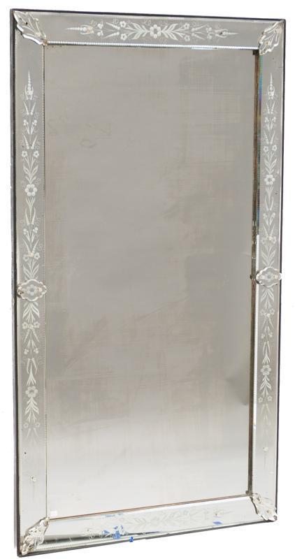 Venetian Etched Mirror (1 of 2)