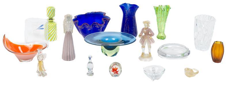 Lot of 17 Art Glass, Includes Seguso and Italian Murano (1 of 7)