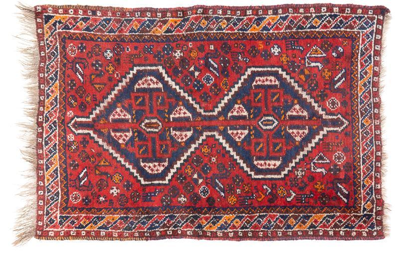 Handwoven Estate Rug, 4'6" x 2'10" (1 of 2)