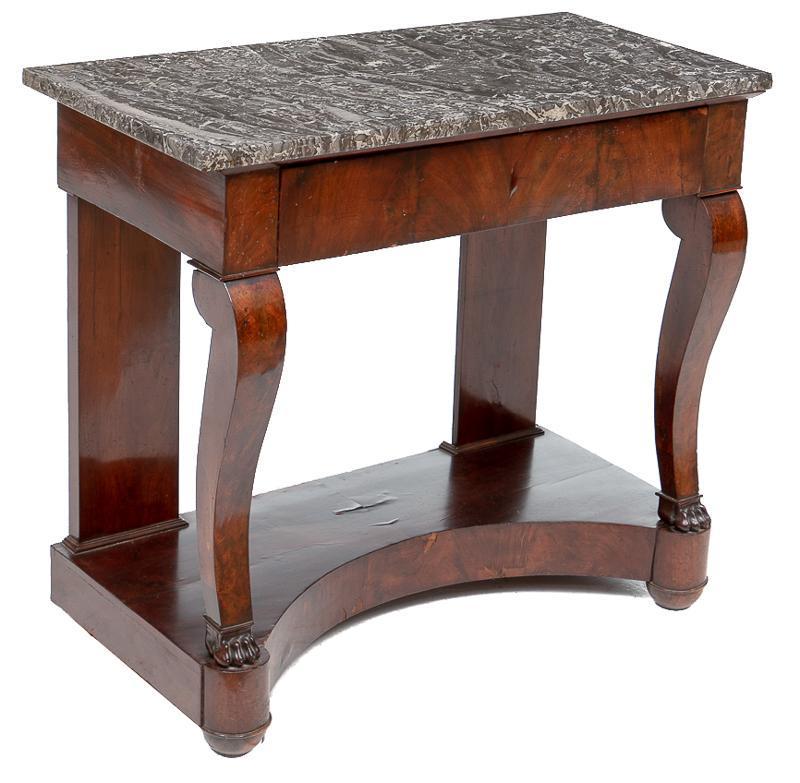 French Empire Marble Top Console (1 of 4)