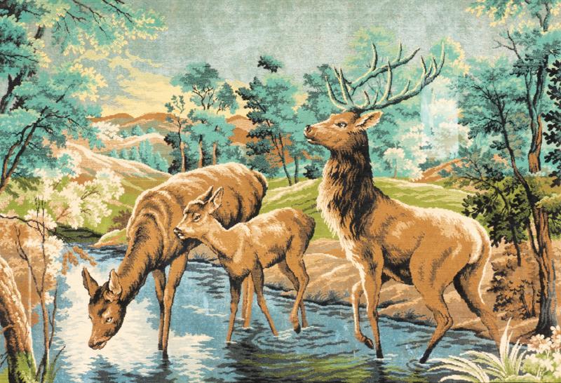 Vintage French Needlepoint Tapestry (1 of 3)