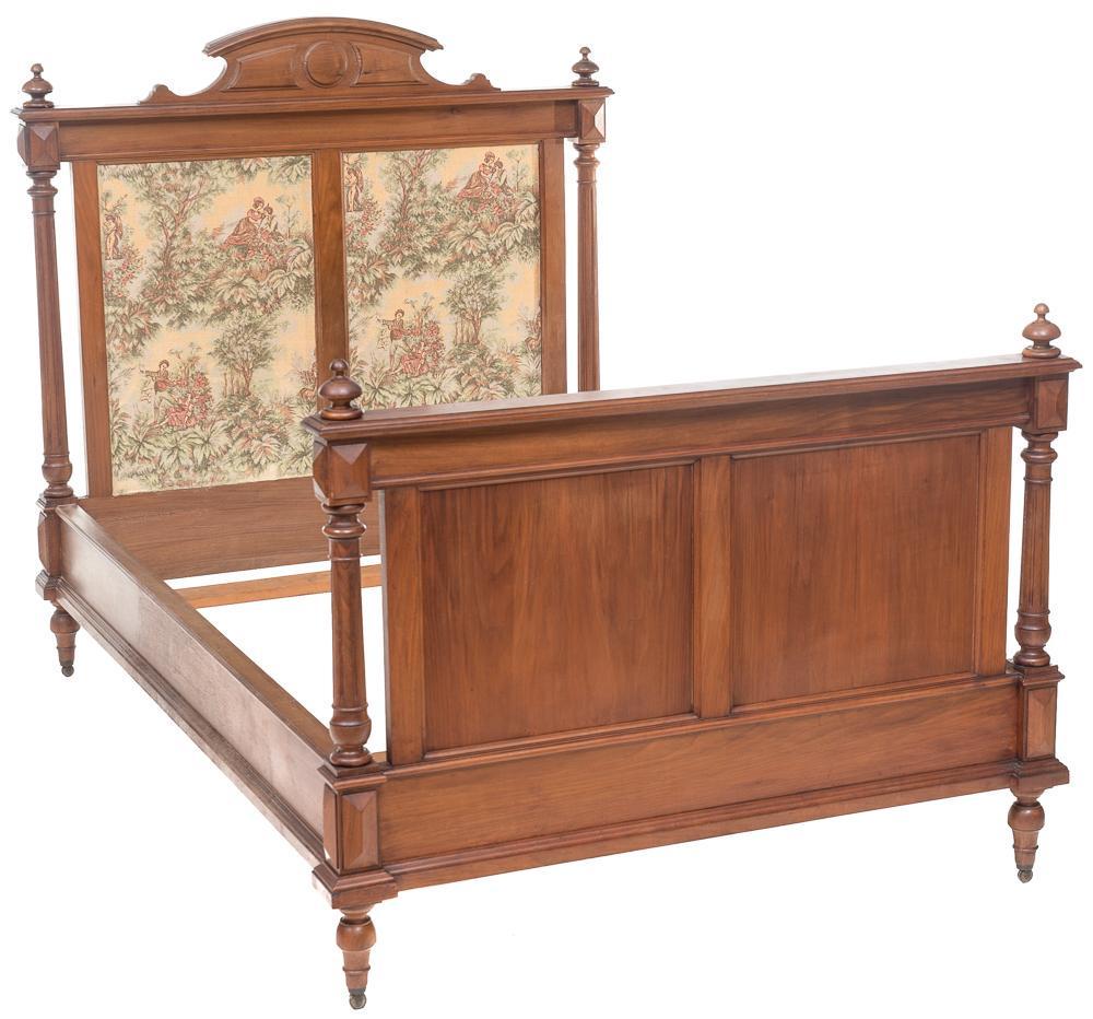 French Louis XVI Tapestry Bed Frame (1 of 4)