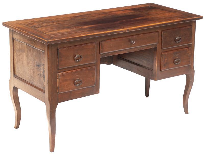 French Louis XV Knee Hole Desk (1 of 5)