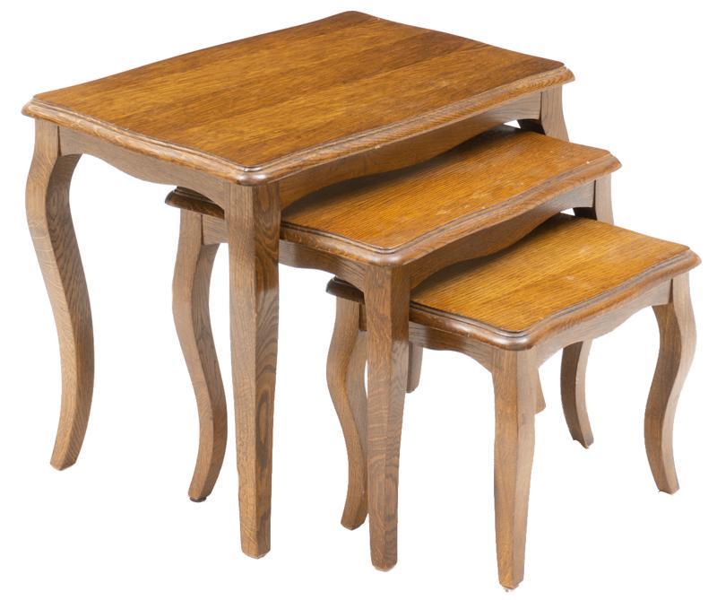 French Nest of 3 Tables (1 of 4)