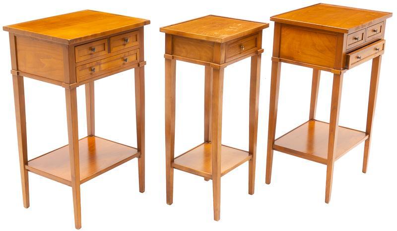 Lot of 3 French Louis XVI Side Tables (1 of 4)