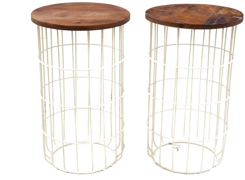 Pair of French Wire Side Tables (1 of 2)
