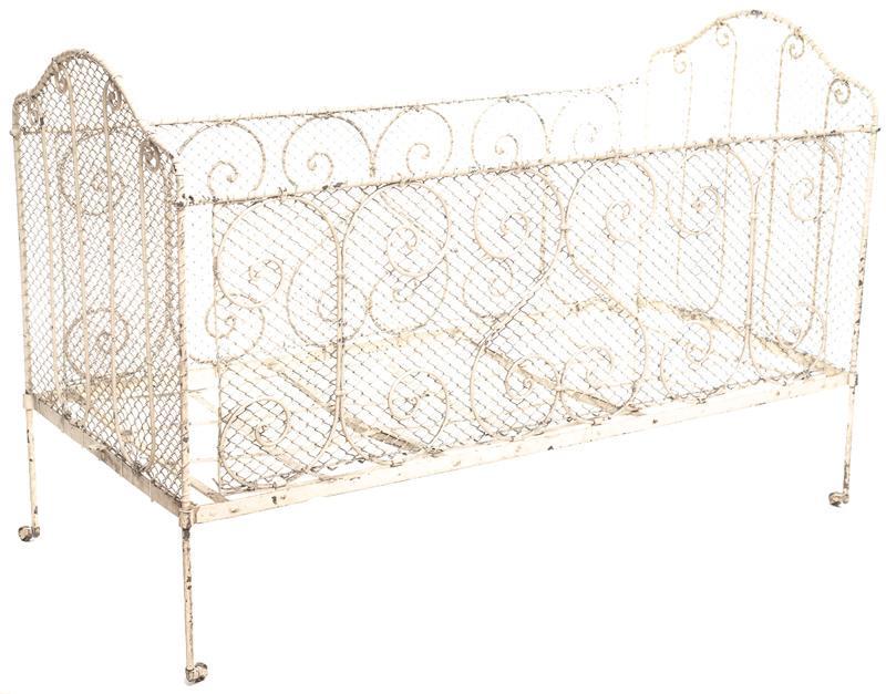 Vintage French Child's Bed Frame (1 of 3)