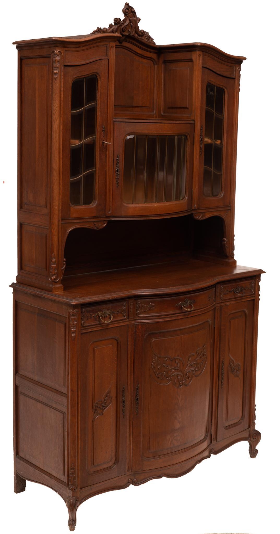 French Bow Front Cabinet (1 of 7)