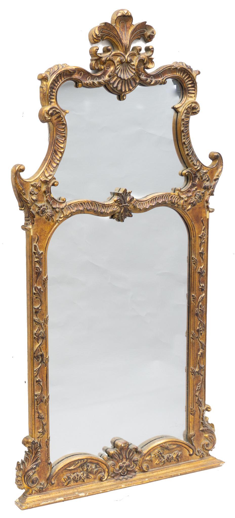 French Empire Gilt Framed Mirror (1 of 4)