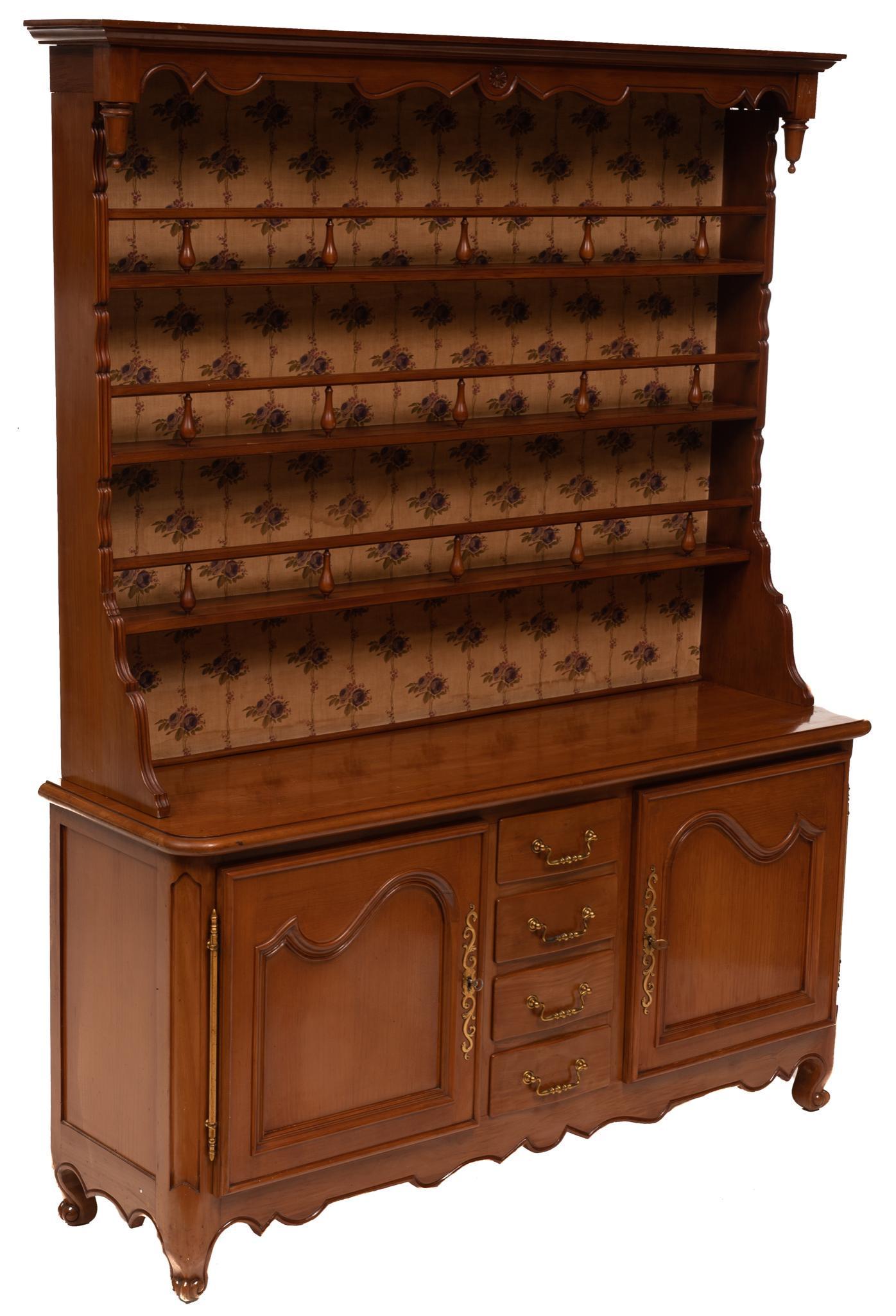 French Provincial China Cabinet (1 of 4)