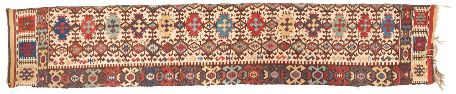 Handwoven Rug Runner, 14'2" x 2'9" (1 of 2)