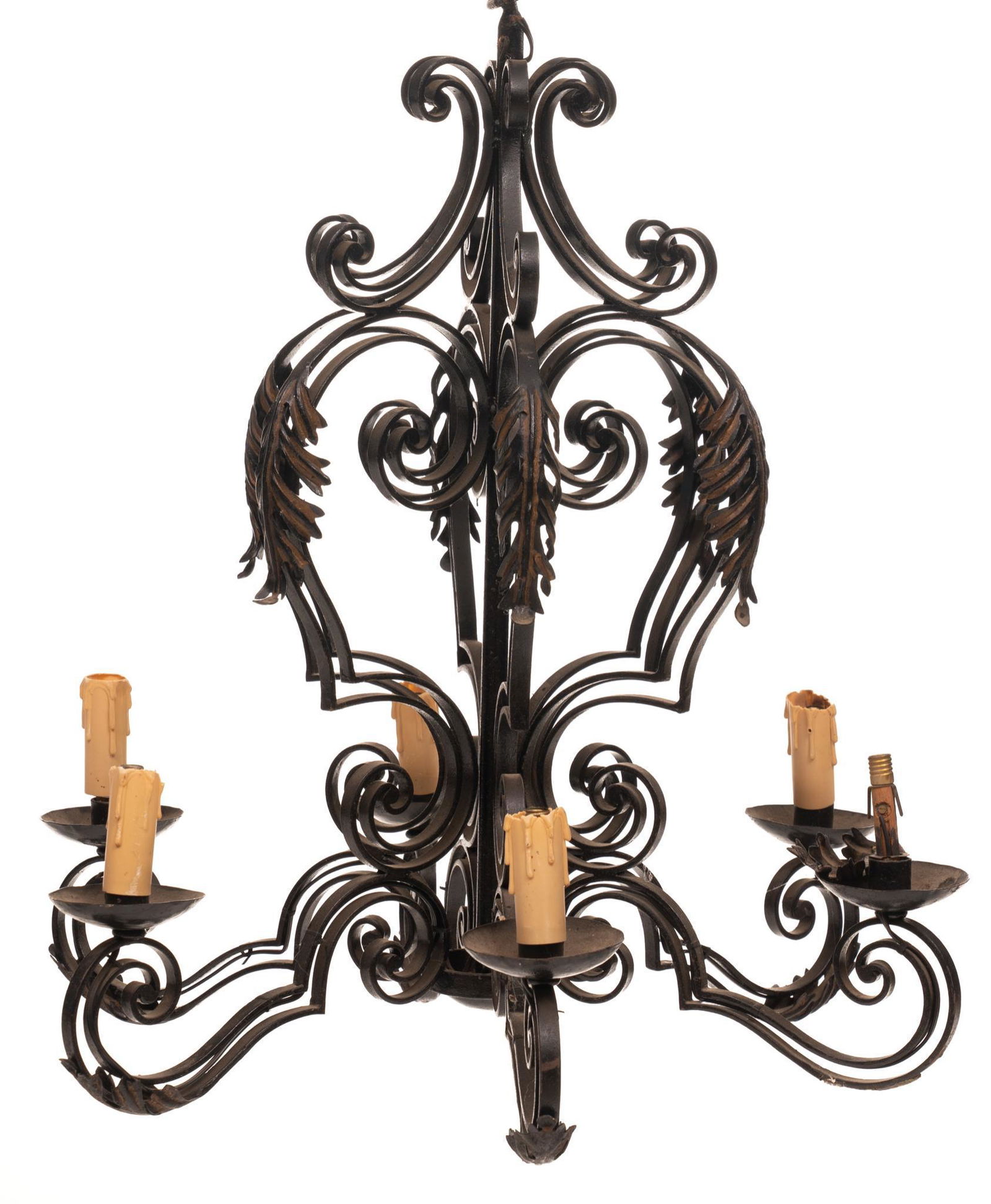 Spanish Iron Chandelier (1 of 4)