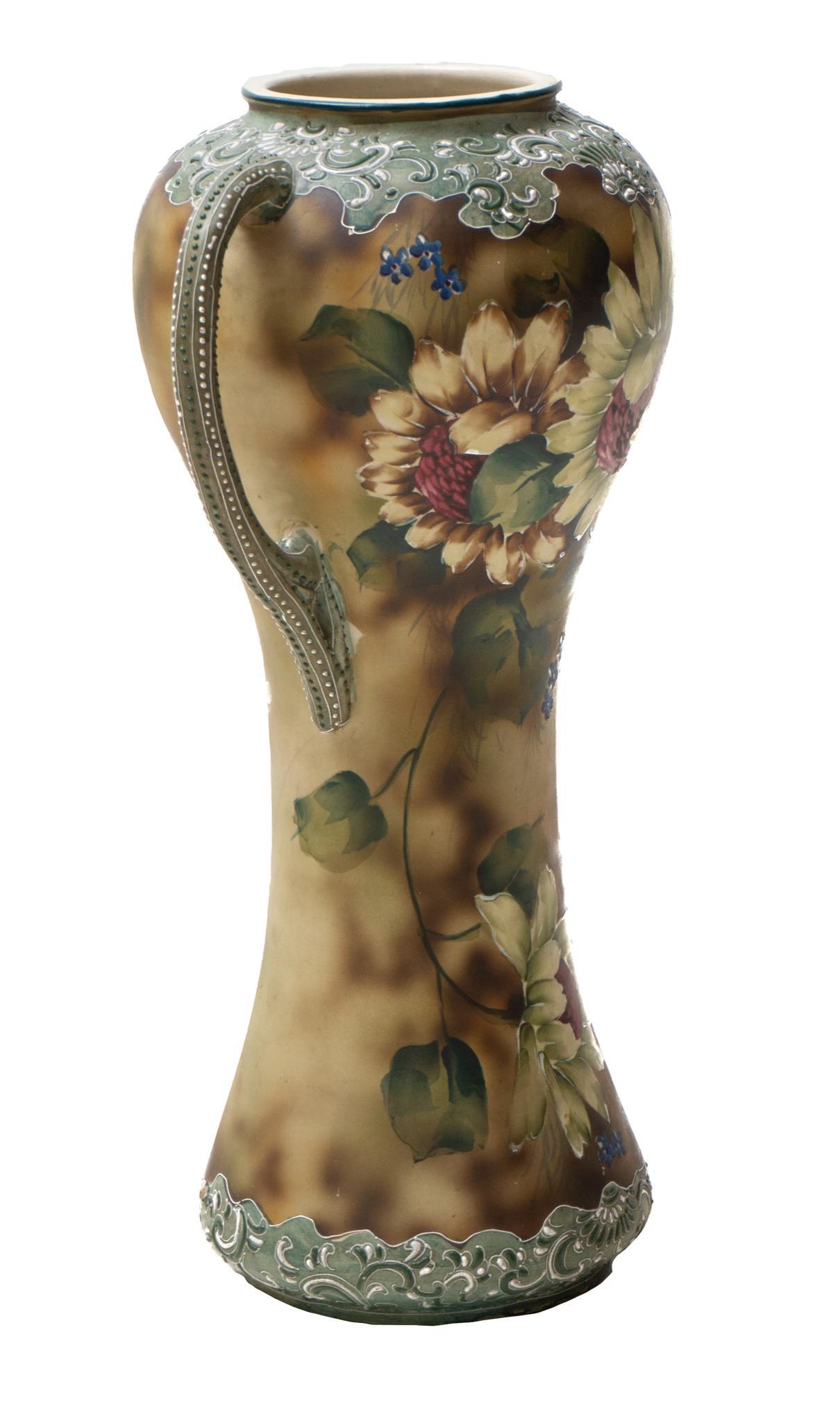 Vintage Hand Painted Floral Vase (1 of 3)