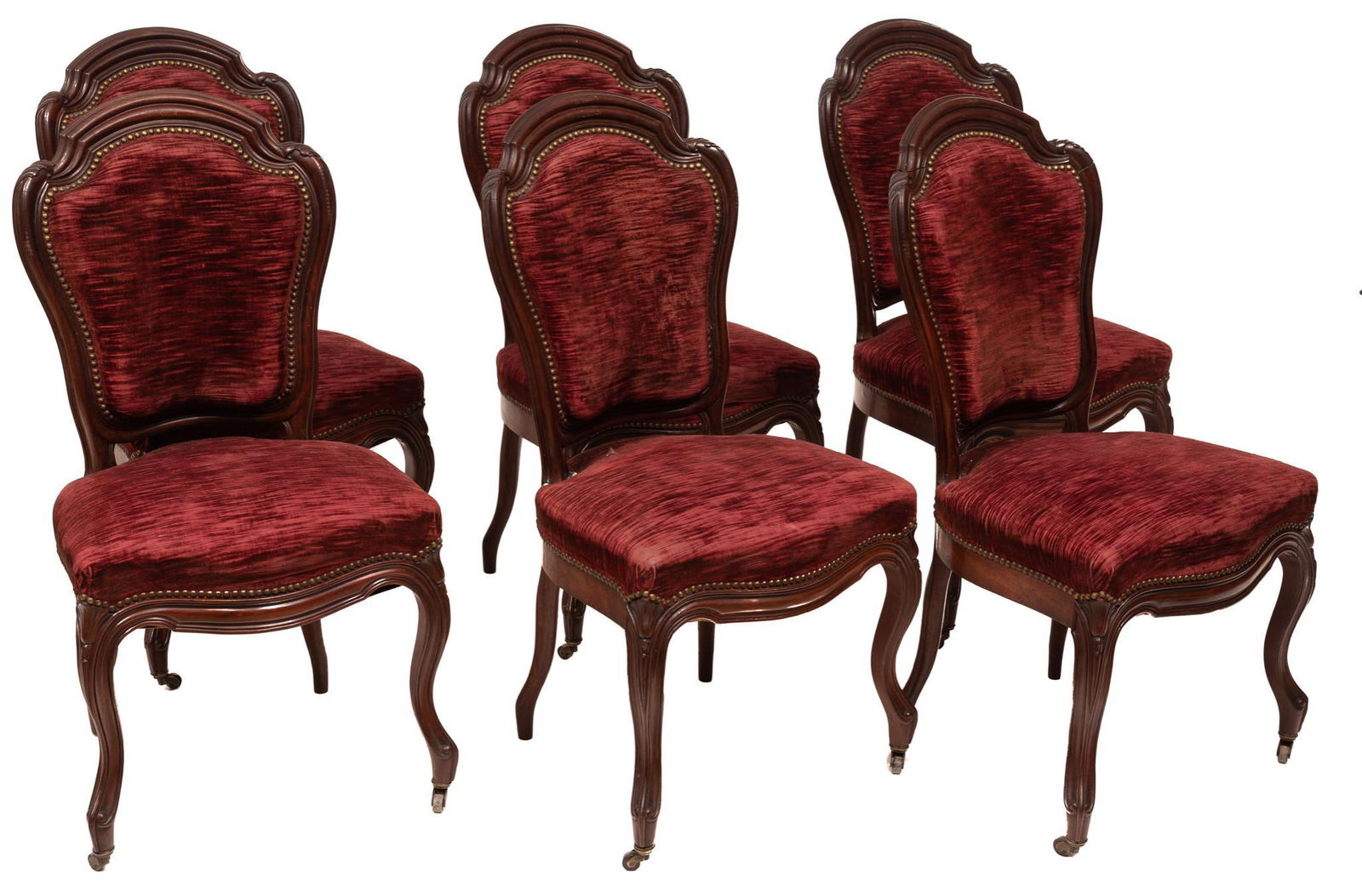 Set of 6 Louis XV Dining Chairs (1 of 3)
