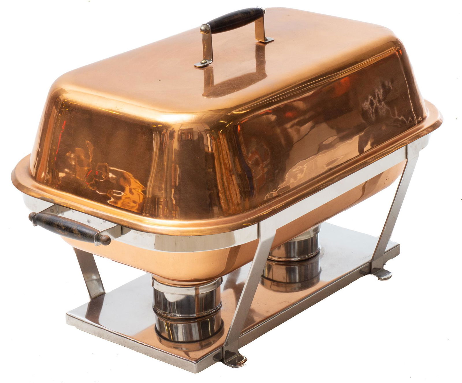 Vintage Copper Warming Tray and Stand (1 of 4)