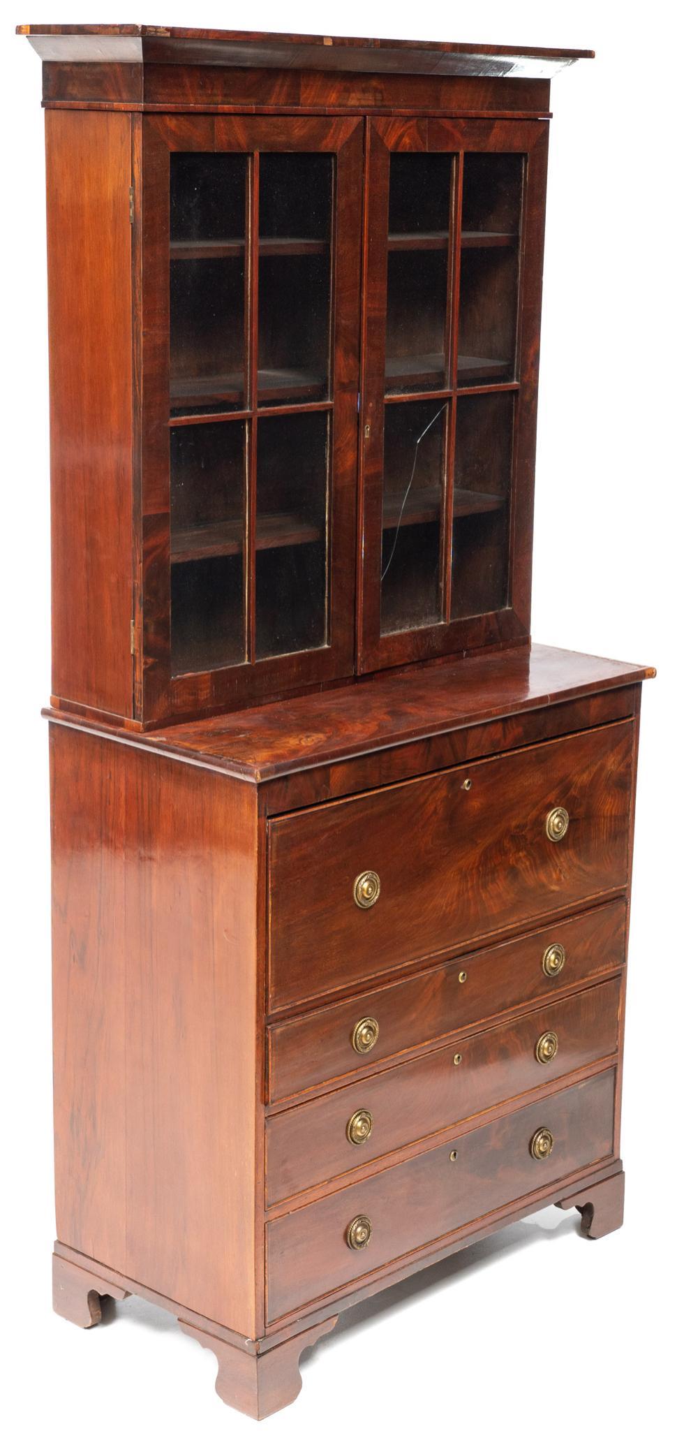 Leaded Glass China Cabinet (1 of 4)