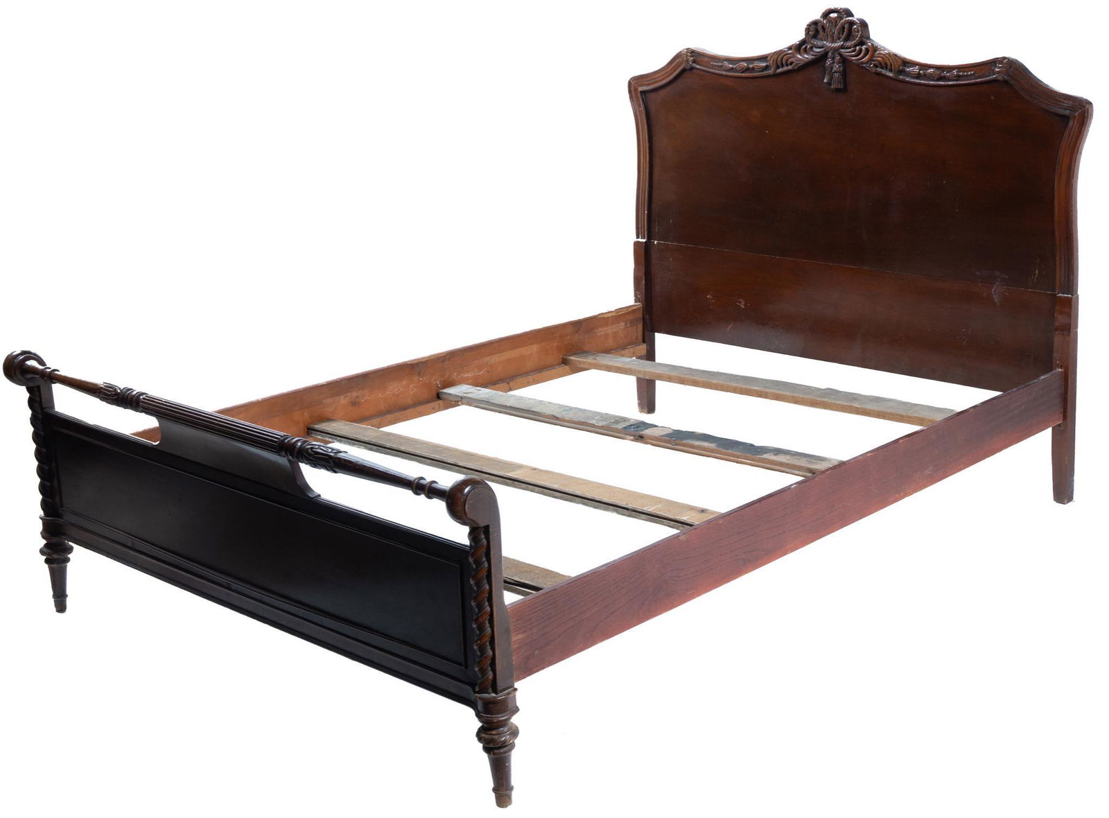 Vintage Wooden Bed Frame (1 of 4)