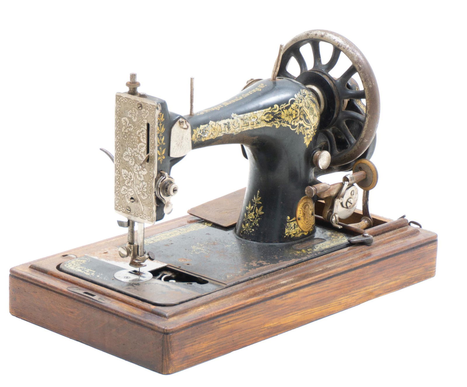 Vintage Singer Sewing Machine with Case (1 of 5)